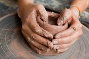 making-pottery
